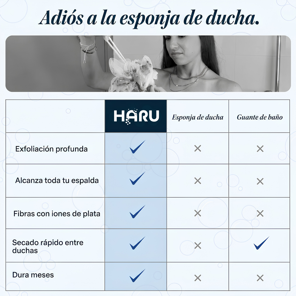 Toalla Exfoliante Coreana HARU
